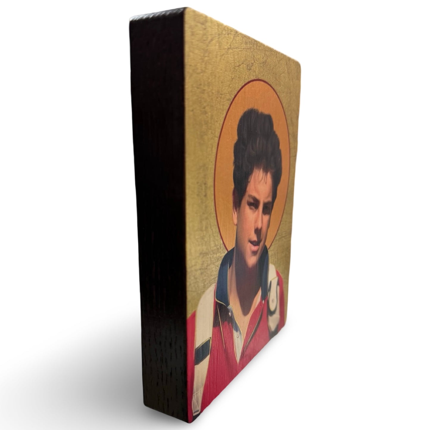St. Carlo Acutis Gold Icon