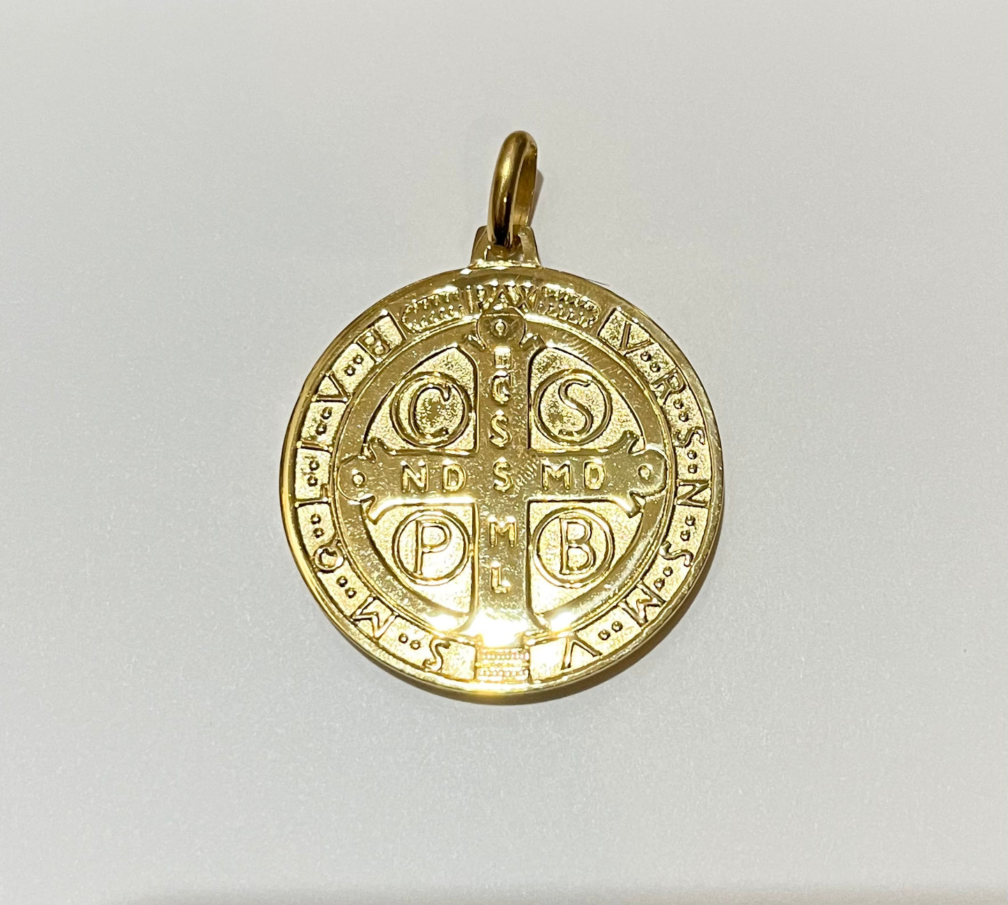 Gold Plated St. Benedict Medal