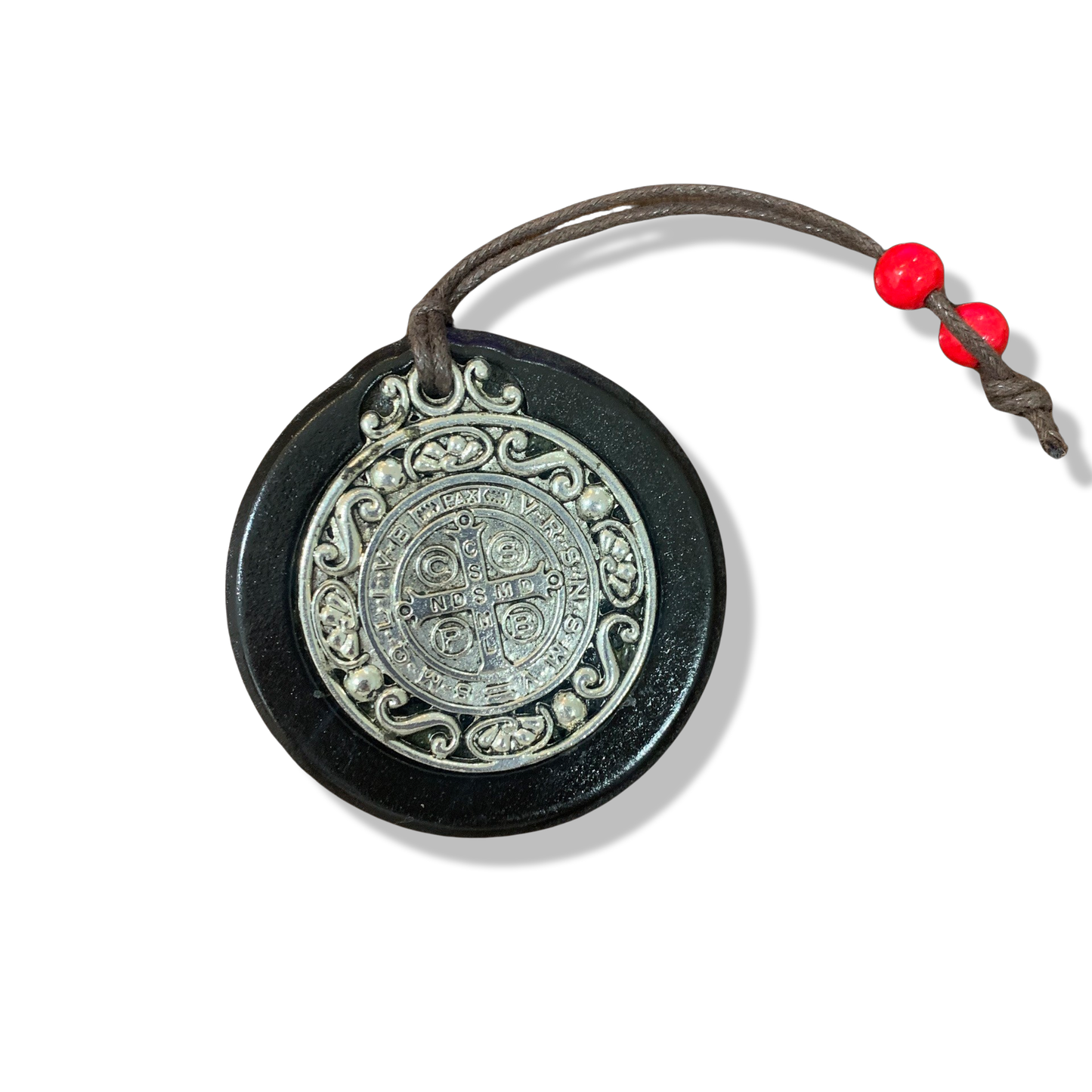 Hanging Silver St. Benedict Medal