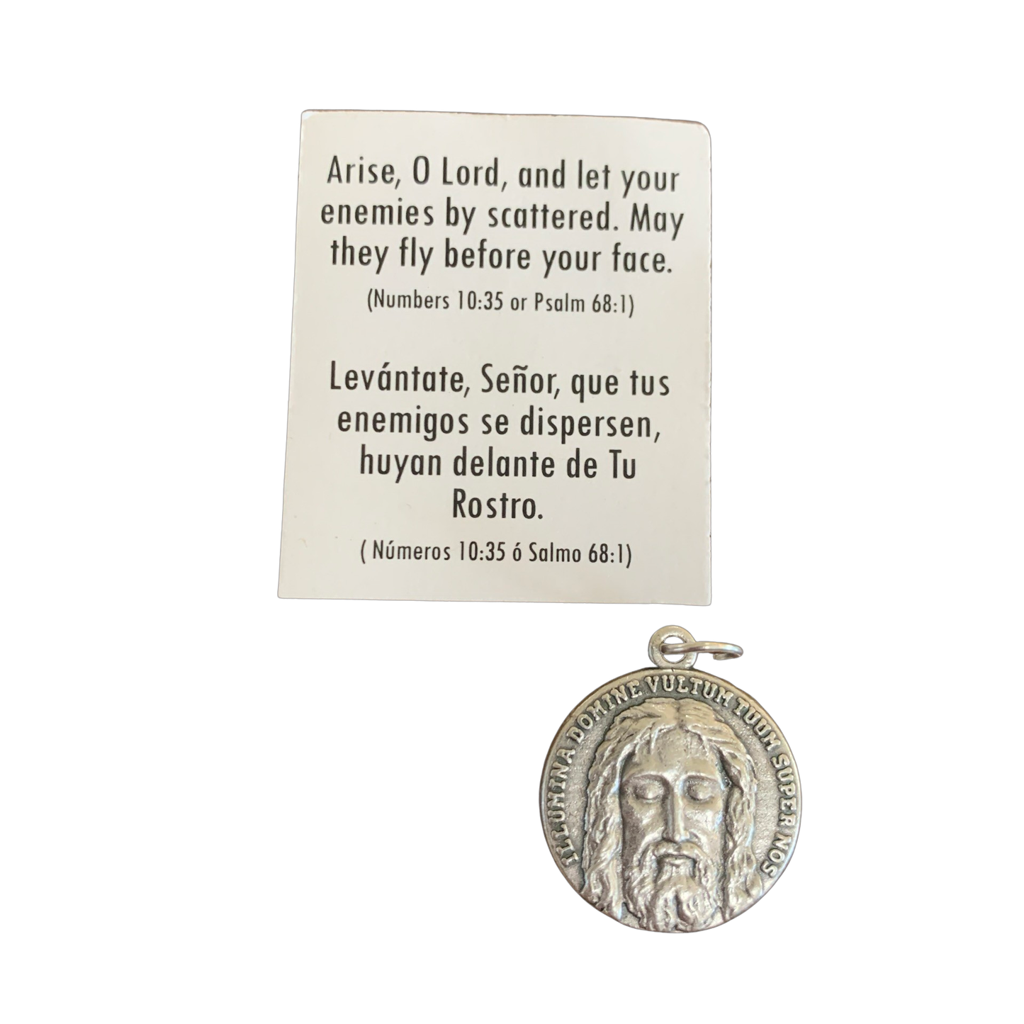 Holy Face of Jesus Medal with Small Holy Card