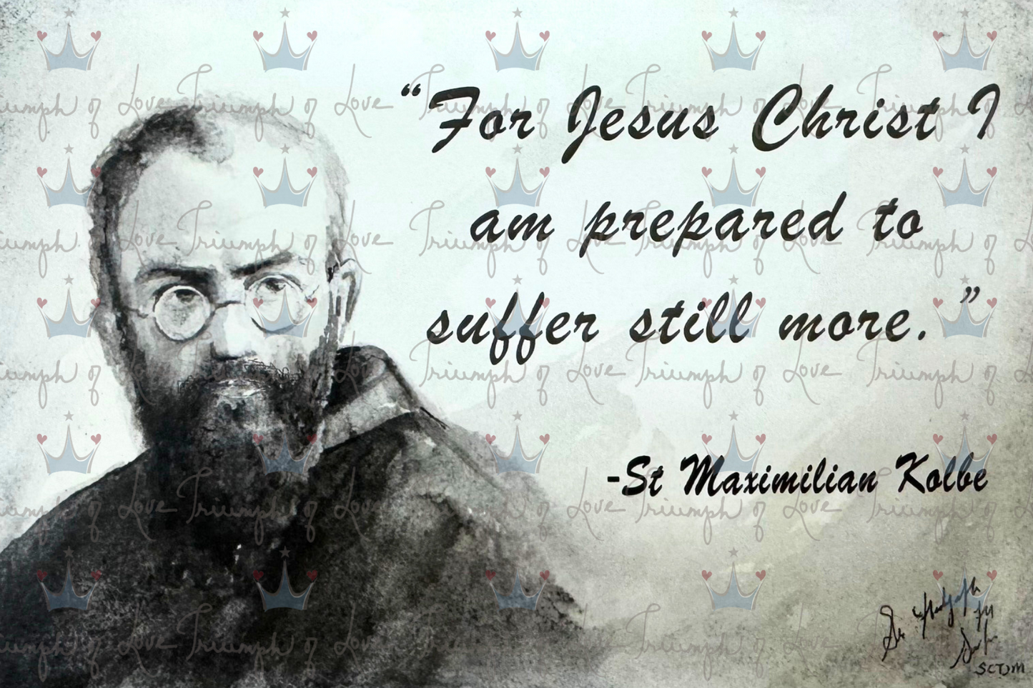 "I am Prepared to Suffer" by SCTJM