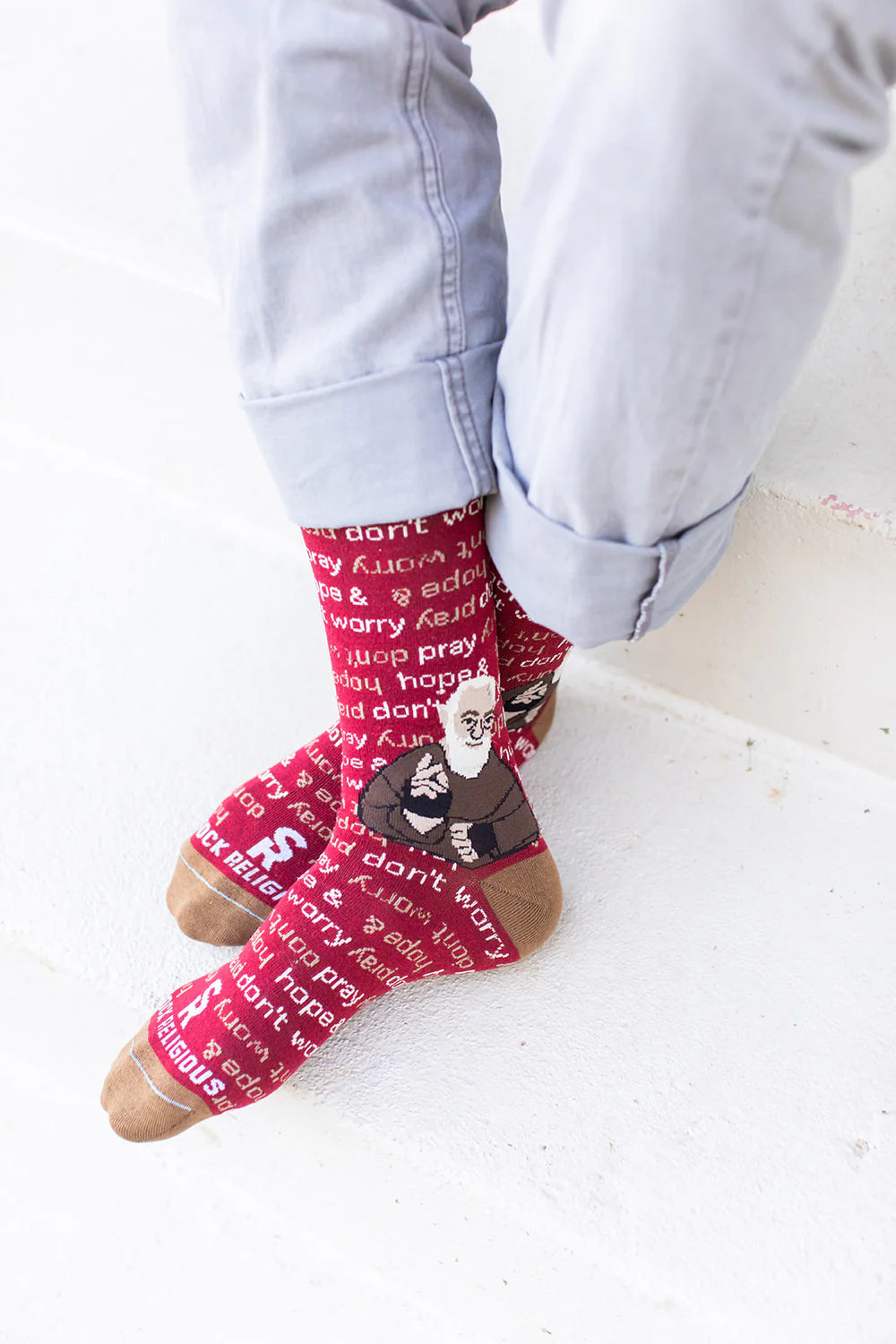 St. Padre Pio Socks