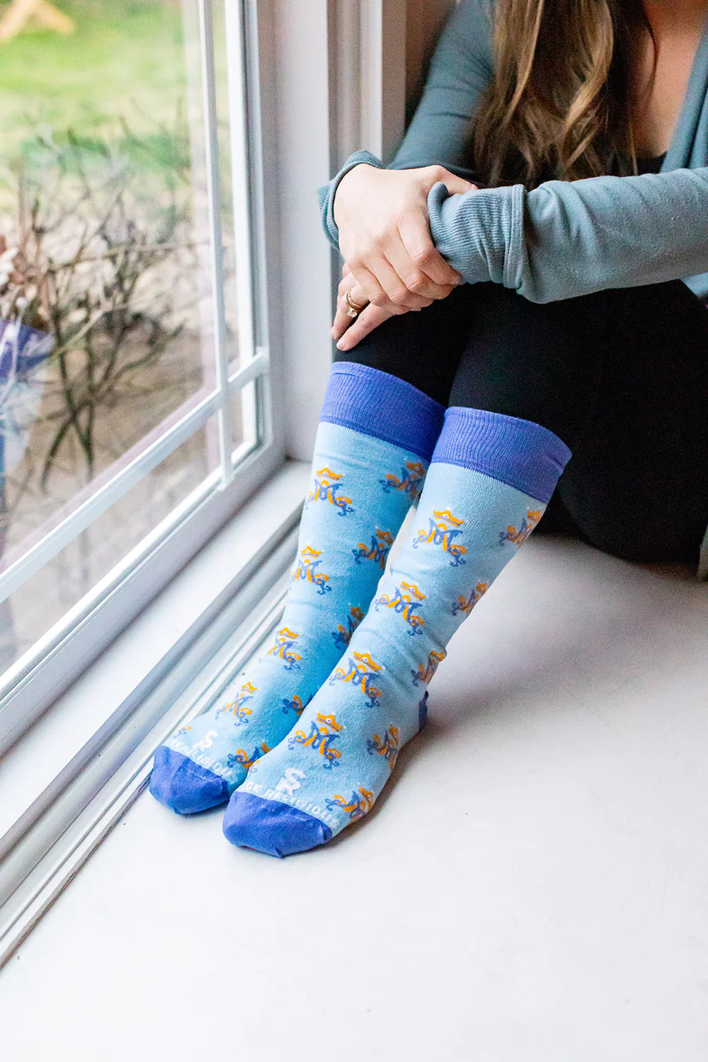 Marian Monogram Socks