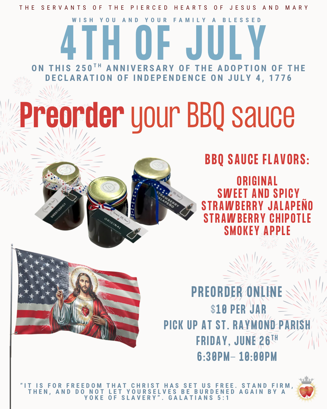 SCTJM Barbecue Sauce for 4th of July BBQ