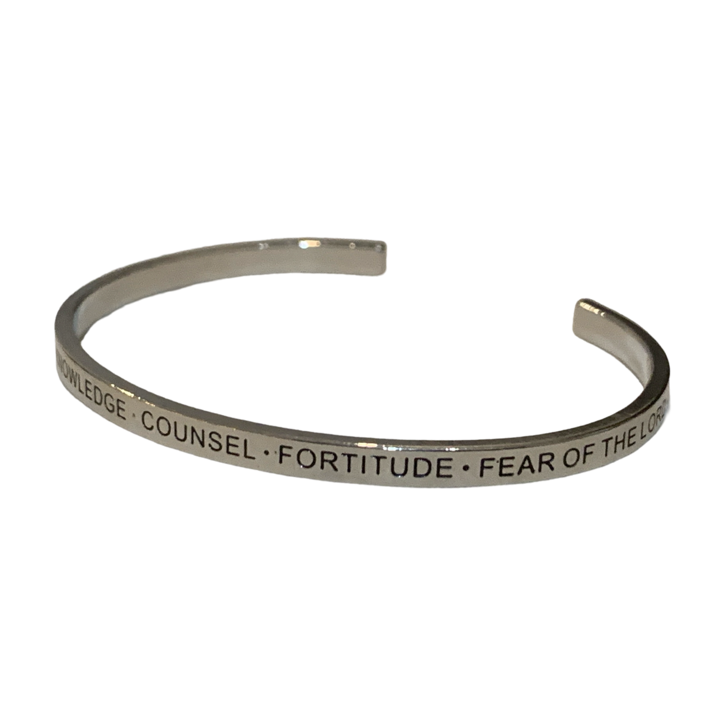 Gifts of the Holy Spirit Silver Bracelet