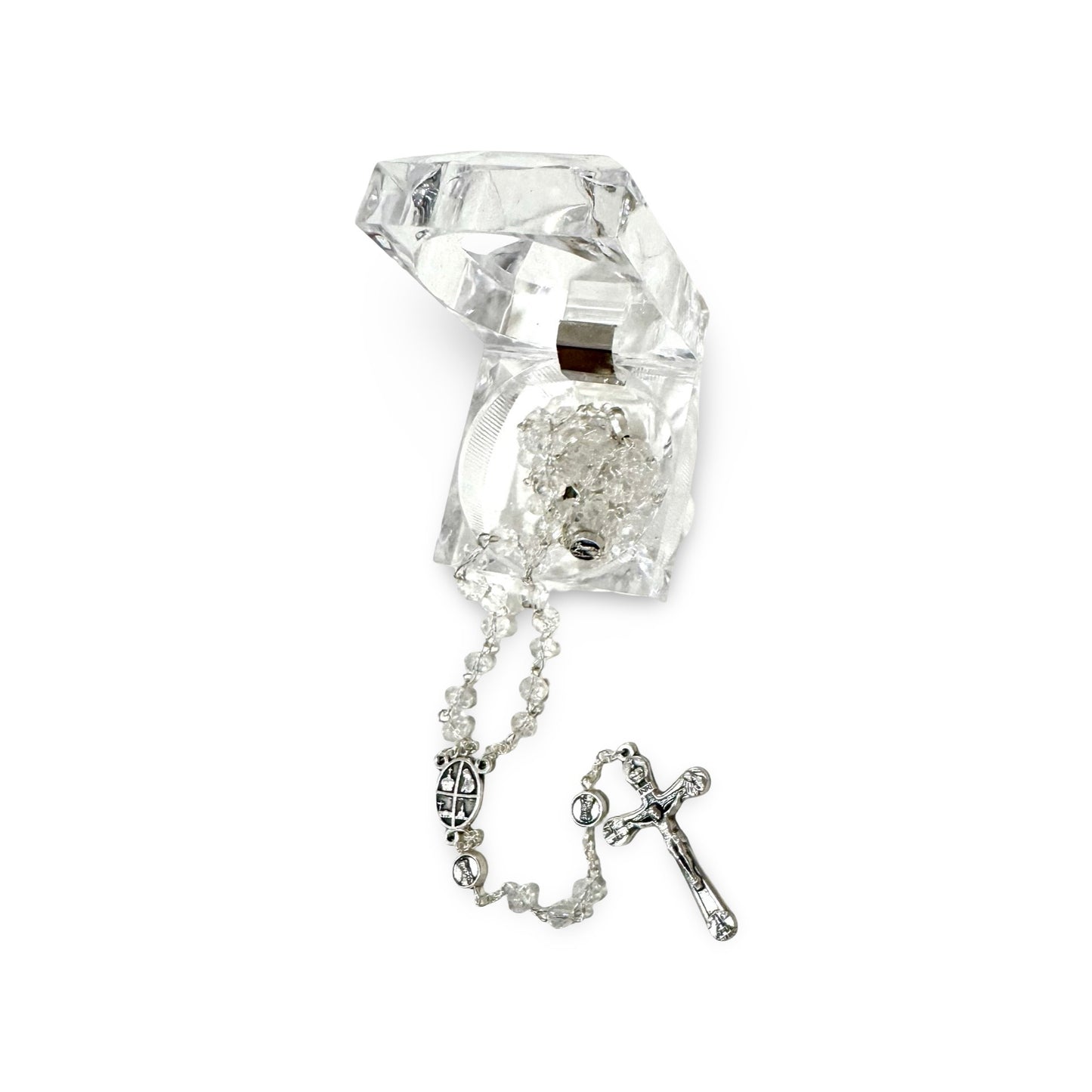 Fatima Rosary in Clear Case