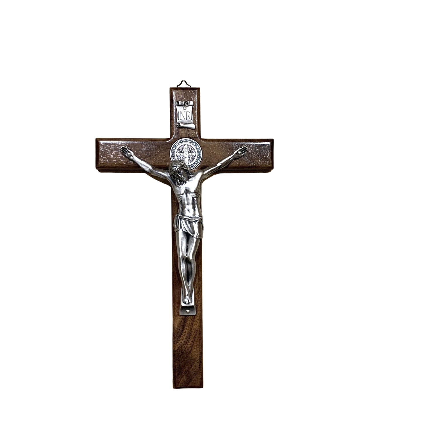 Natural Brown St. Benedict Crucifix