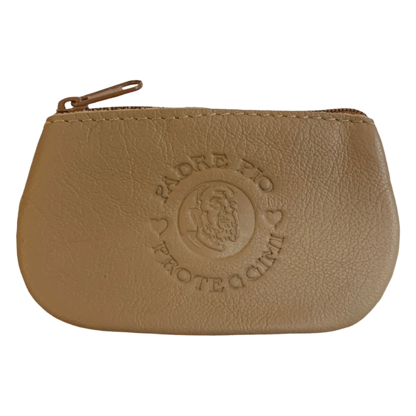 Leather Padre Pio Pouch