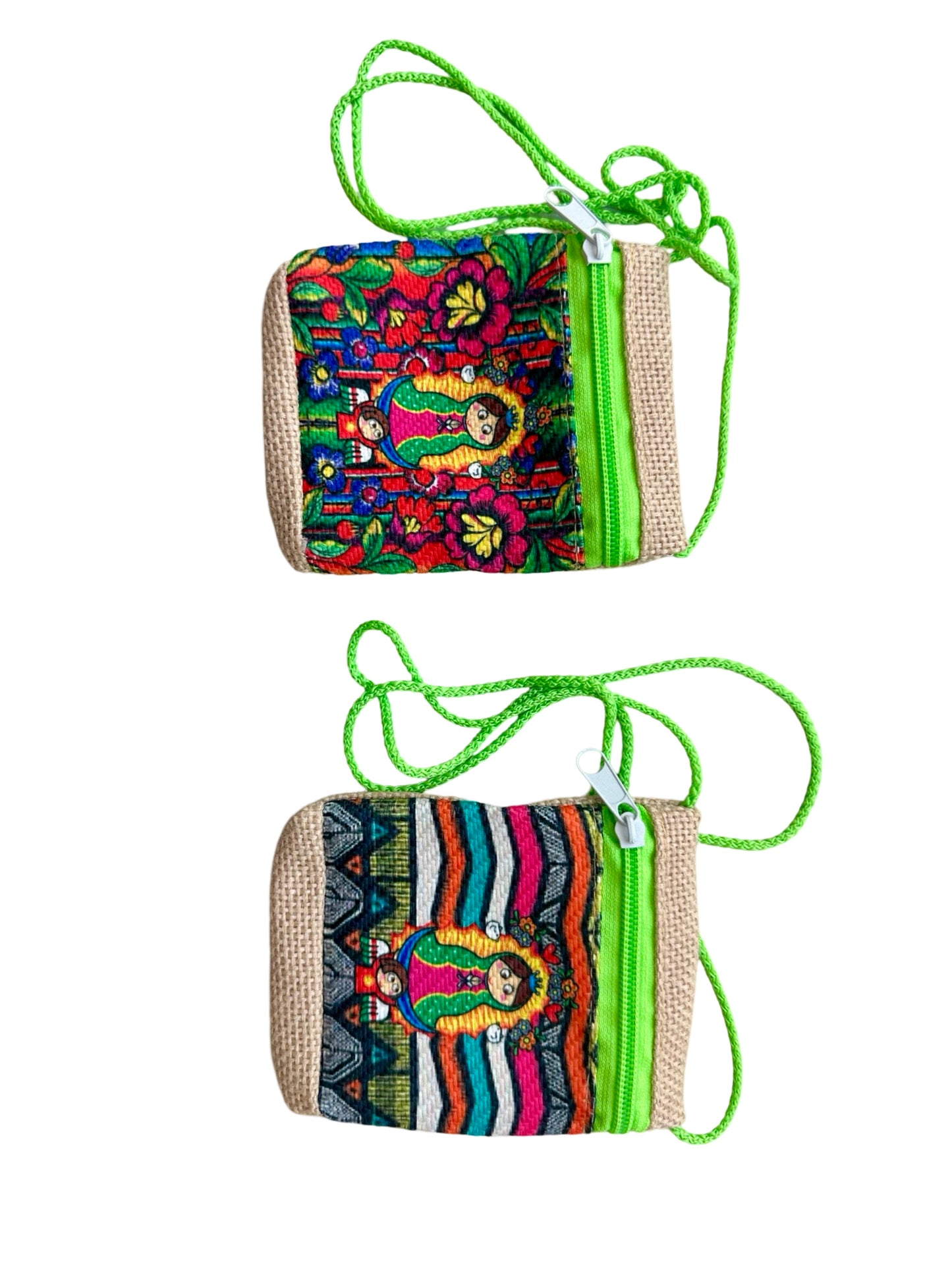 Our Lady of Guadalupe Mini Shoulder Bag with Zipper
