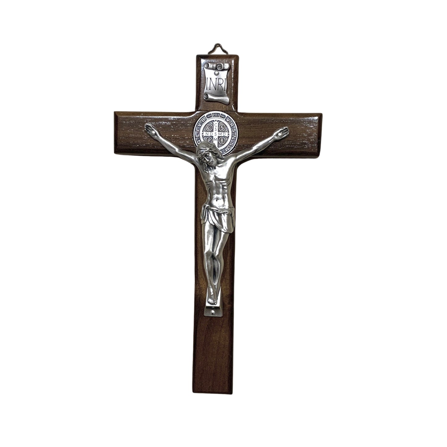 Natural Brown St. Benedict Crucifix