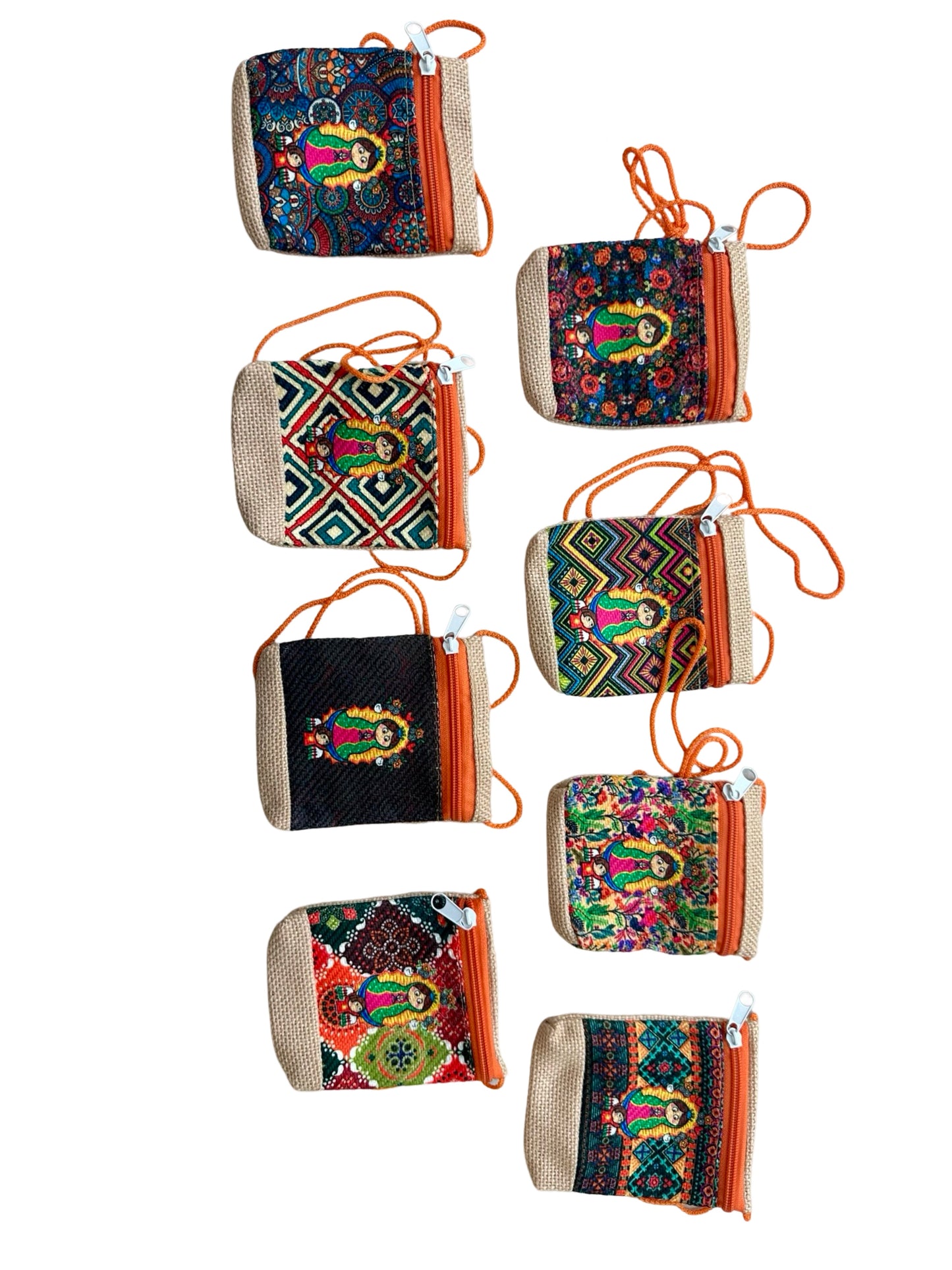 Our Lady of Guadalupe Mini Shoulder Bag with Zipper
