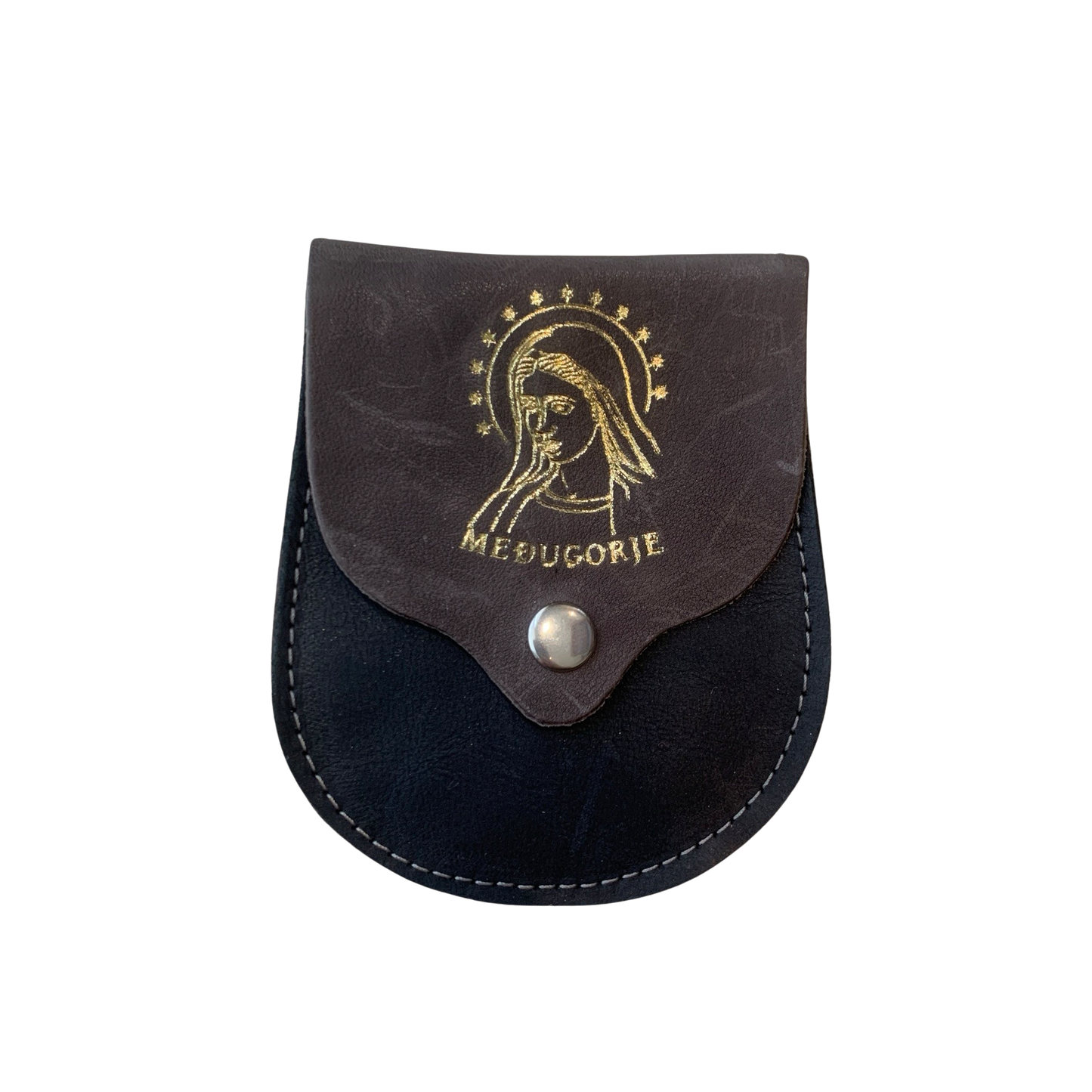 Queen of Peace Leather Pouch of Assorted Colors