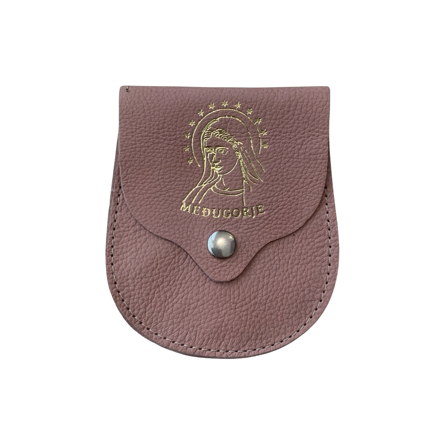 Queen of Peace Leather Pouch of Assorted Colors