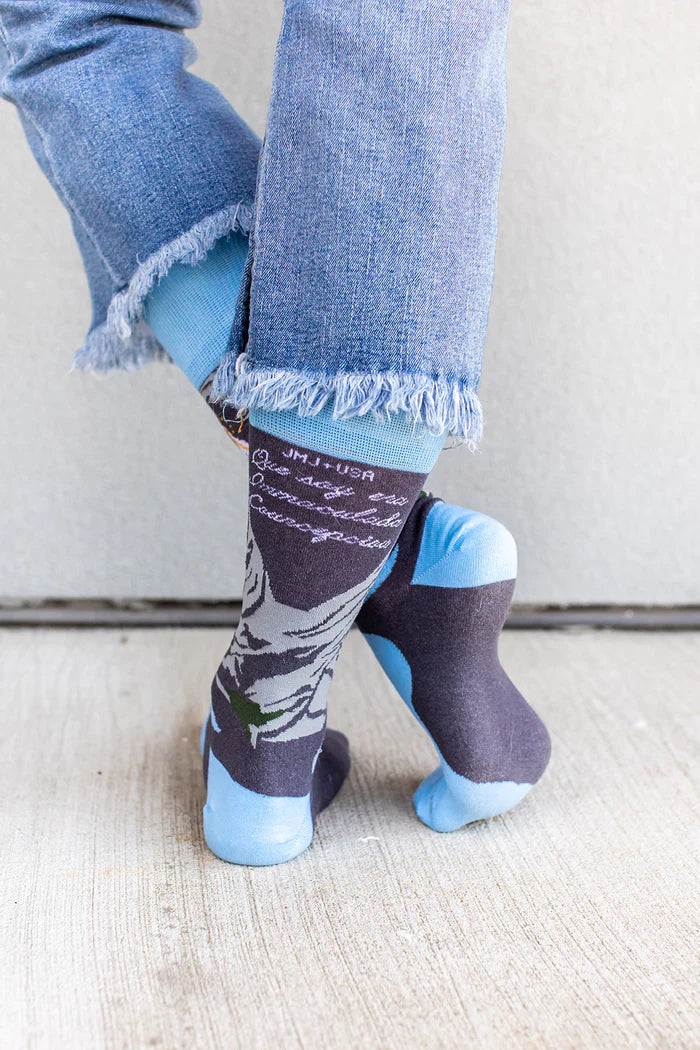 Our Lady of Lourdes Socks