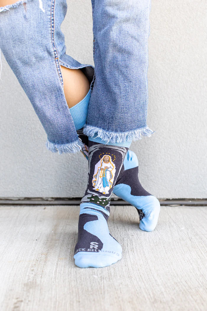 Our Lady of Lourdes Socks