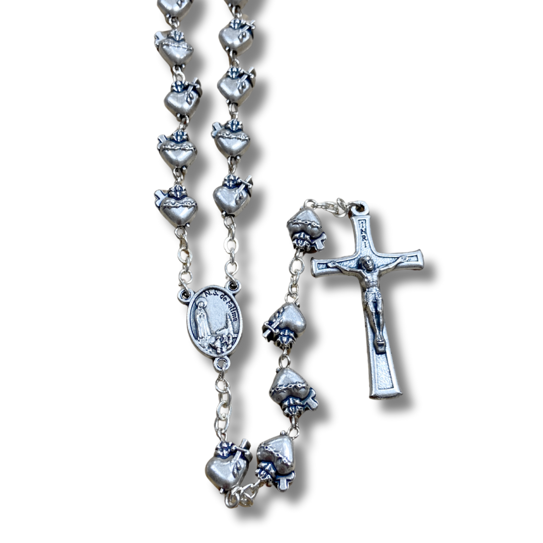 Pierced and Immaculate Heart Fatima Rosary