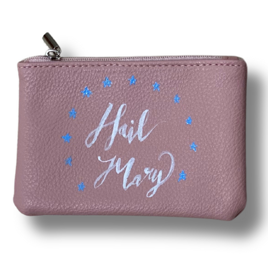 Hand-Painted Hail Mary Pouch