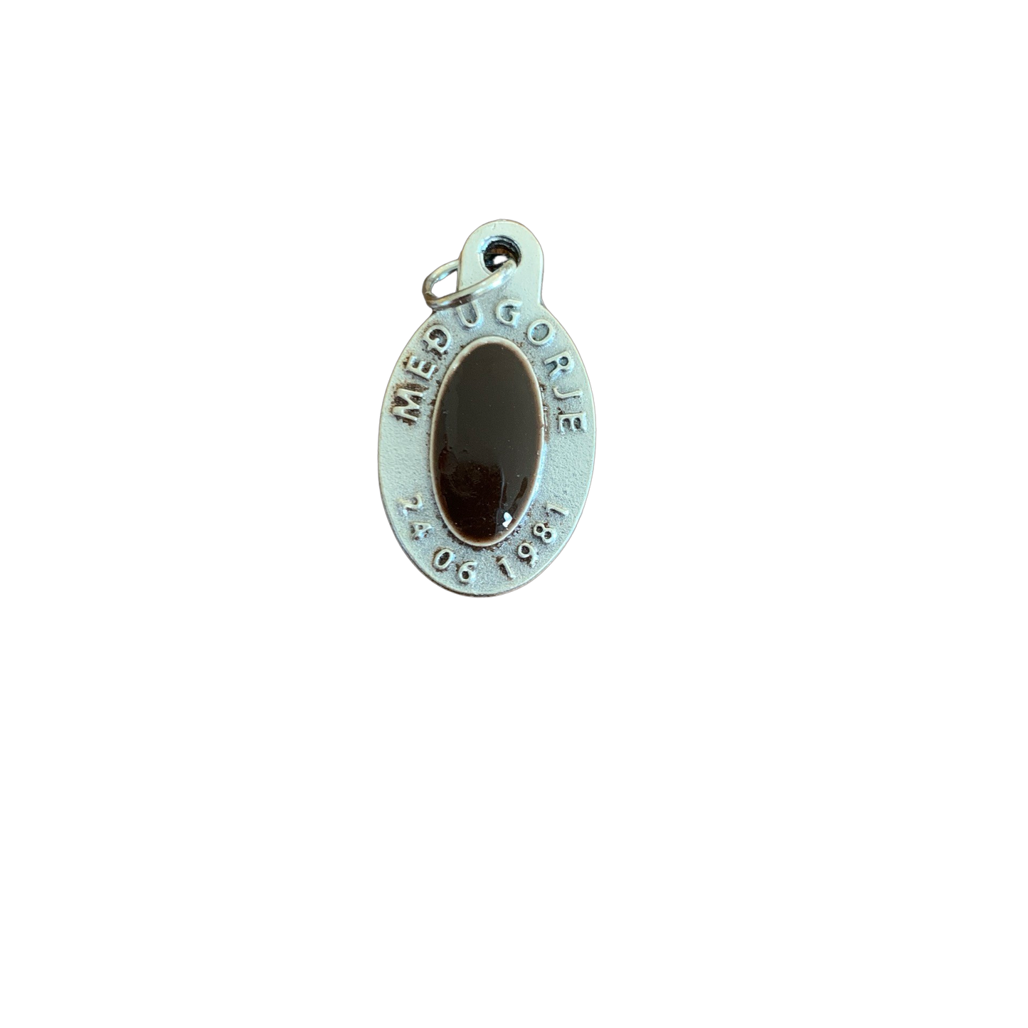Queen of Peace Medal with Holy Soil