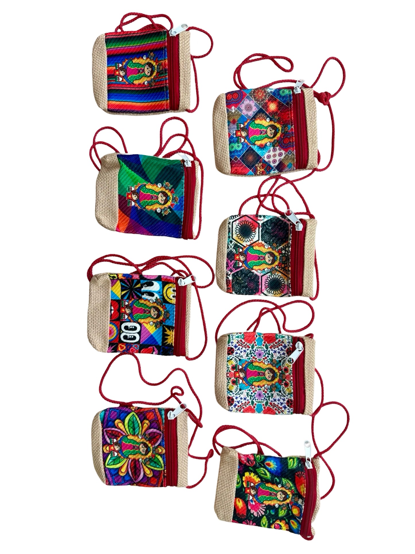 Our Lady of Guadalupe Mini Shoulder Bag with Zipper