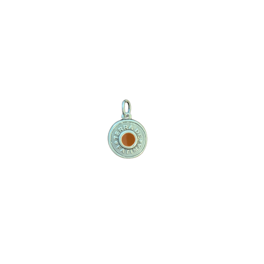 Round Fatima Medal with Soil