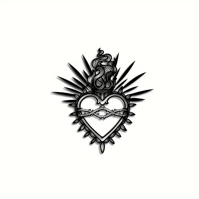 Sacred Heart of Jesus Metal Wall Art