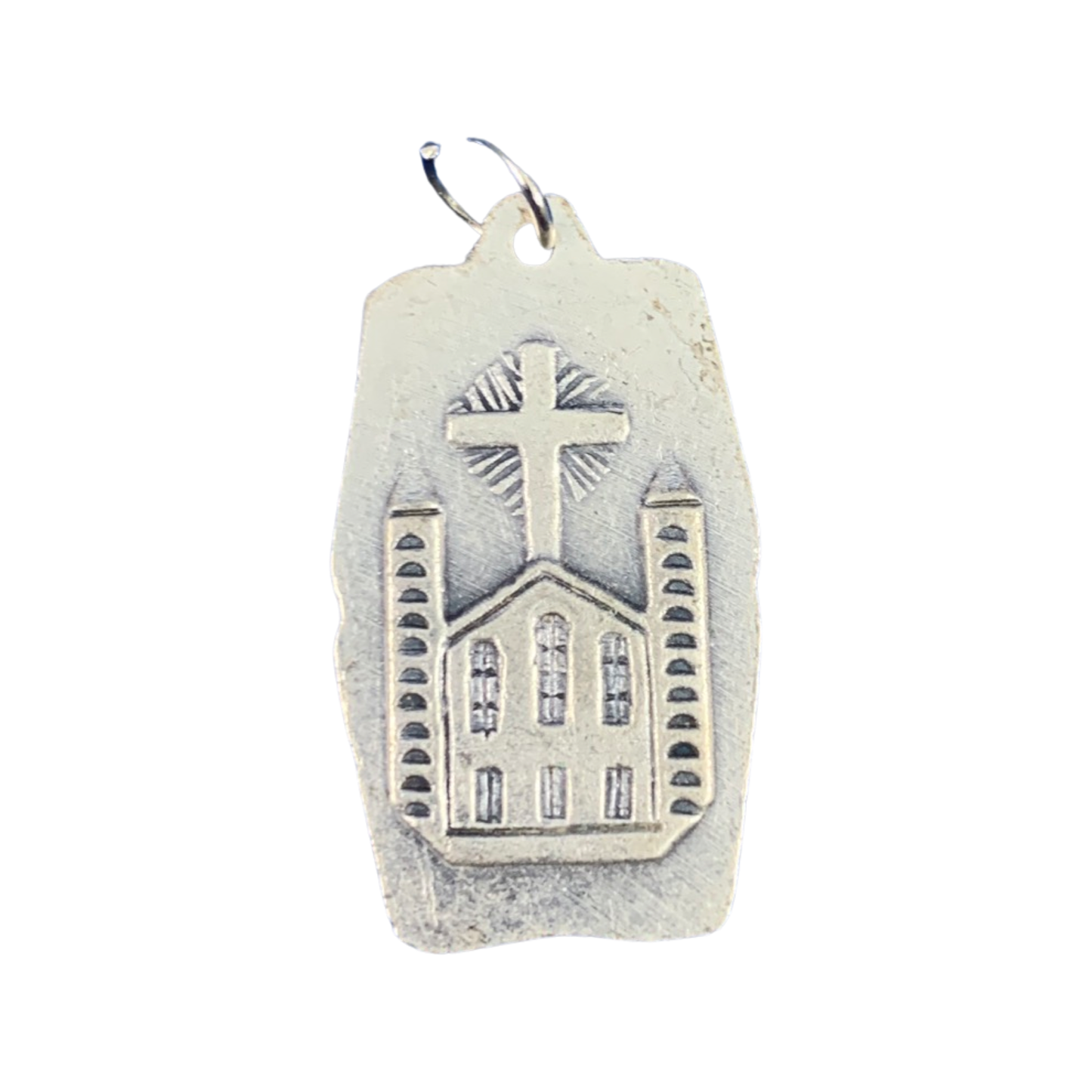 Silver Our Lady Queen Of Peace Medal