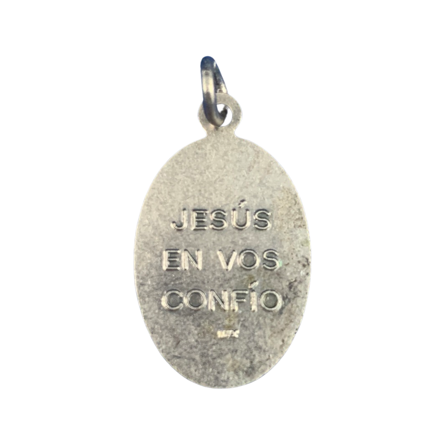 Silver Portrait Divine Mercy Medal