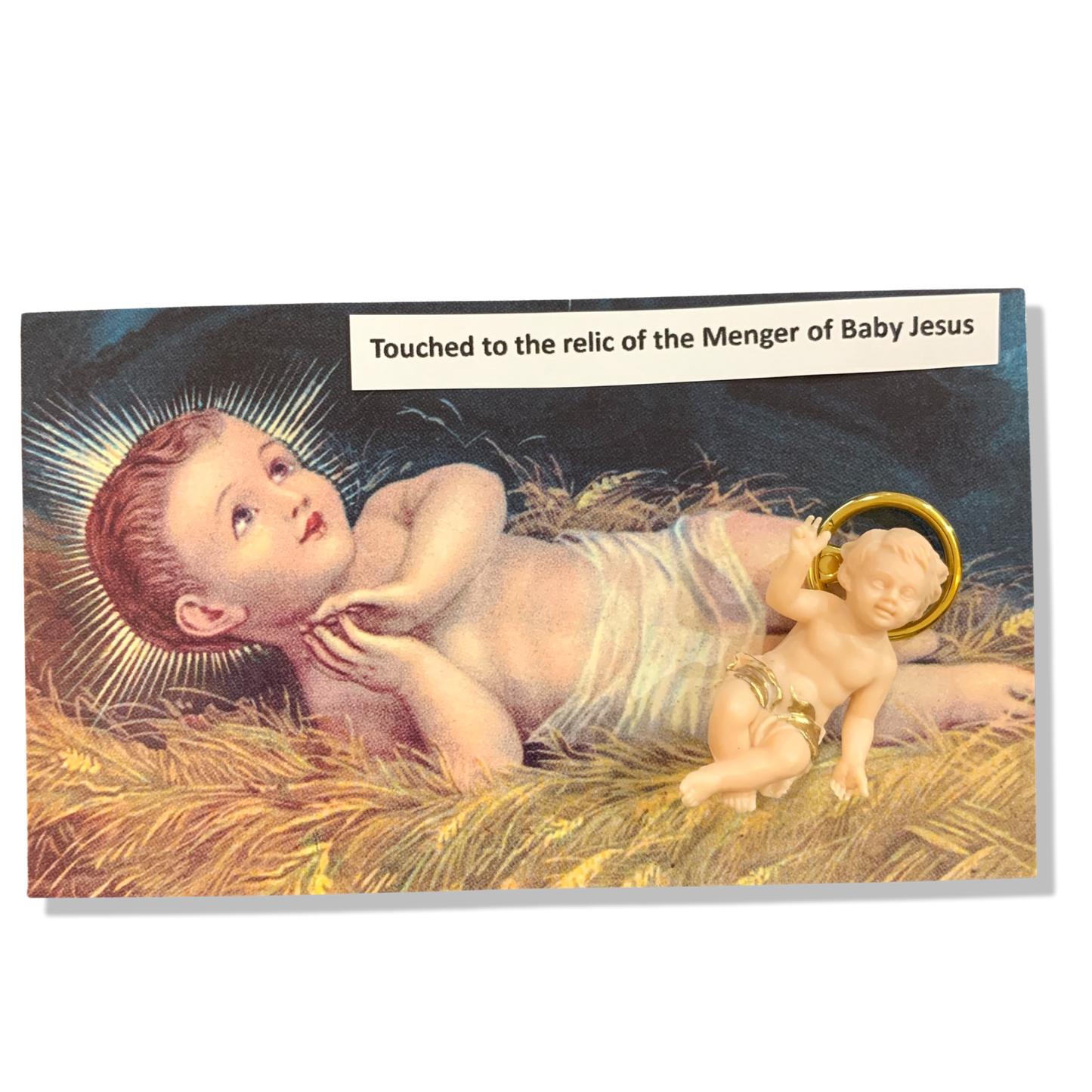 Baby Jesus Figurine Touched to Relic