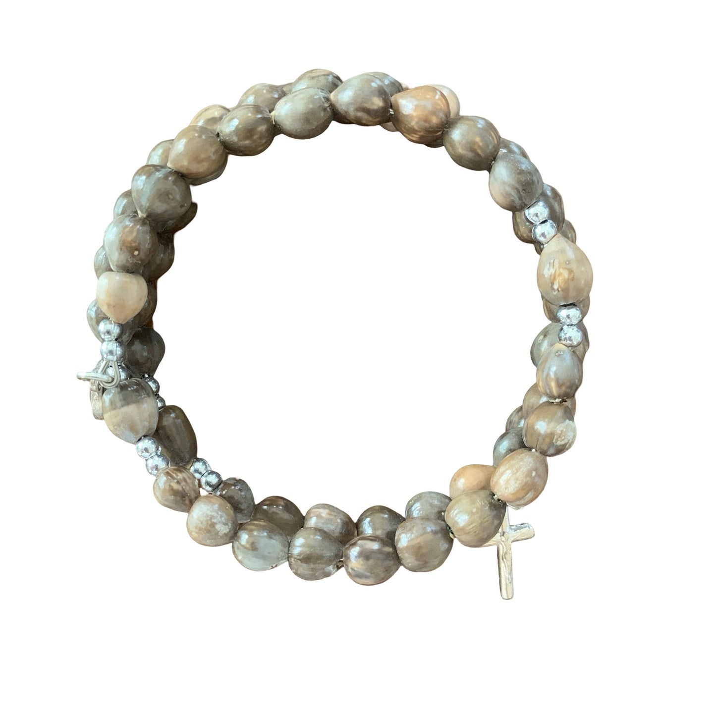 Job's Tears Rosary Wrap Bracelet