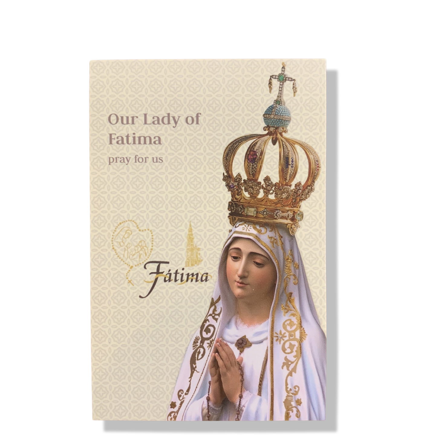 Small Fatima Statue with Holy Card