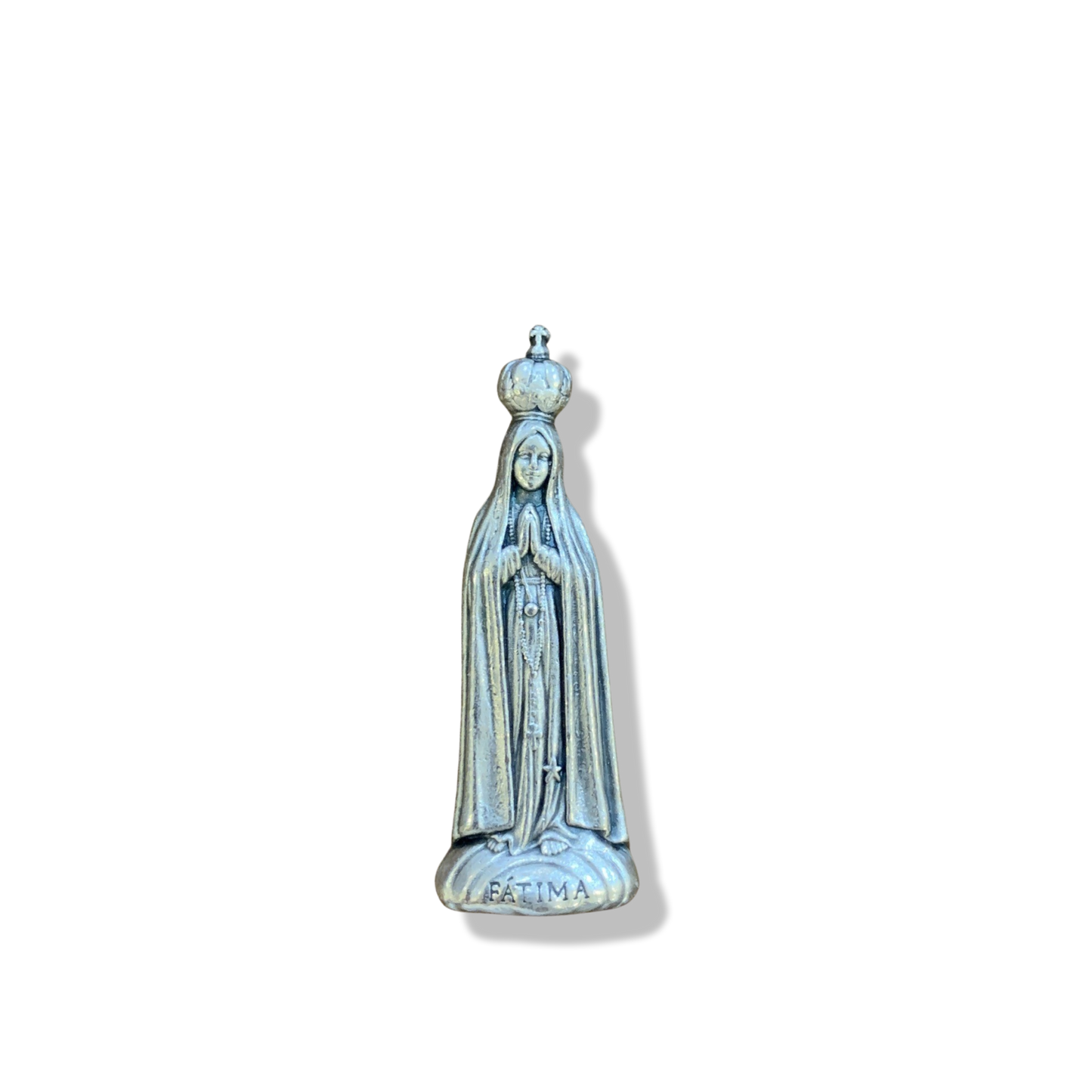 Small Fatima Statue with Holy Card
