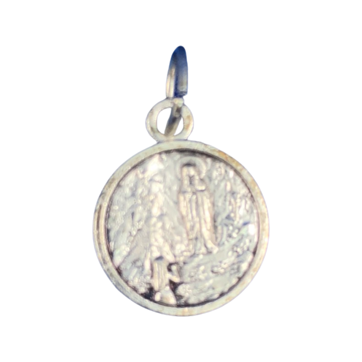 Small Round Lourdes Medal