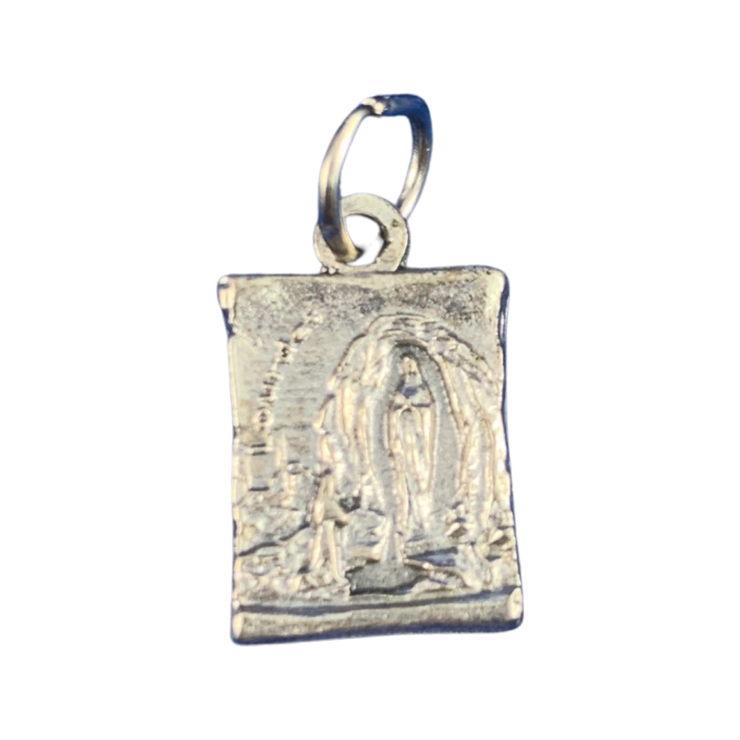 Square Lourdes Medal
