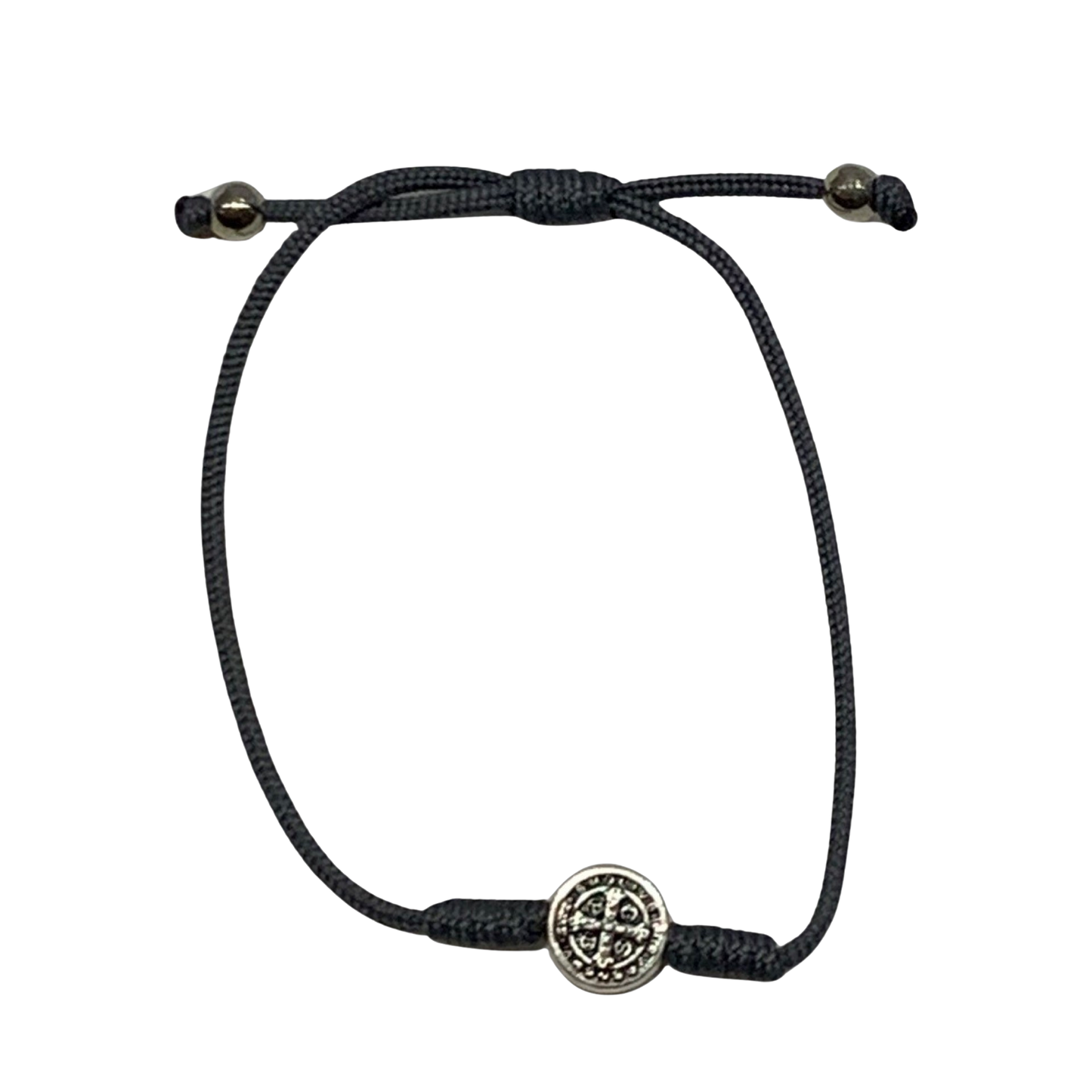 St. Benedict Medal Cord Bracelet of Assorted Colors