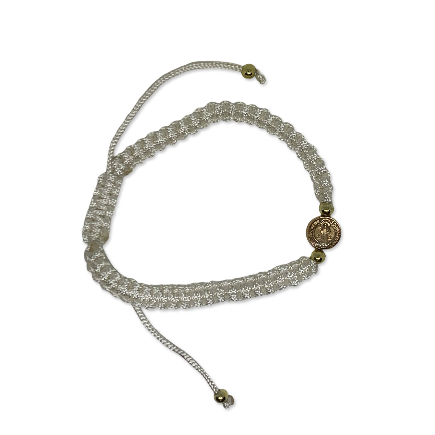 Colored St. Benedict Braided Cord Bracelet