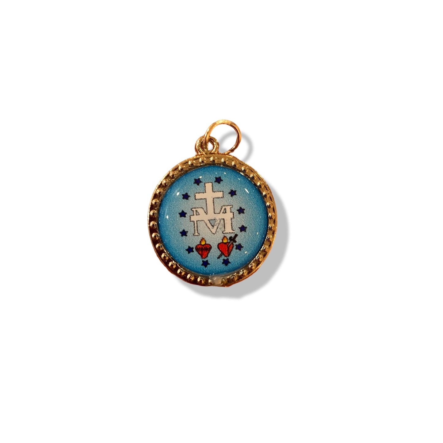 Colored Circle Miraculous Medal