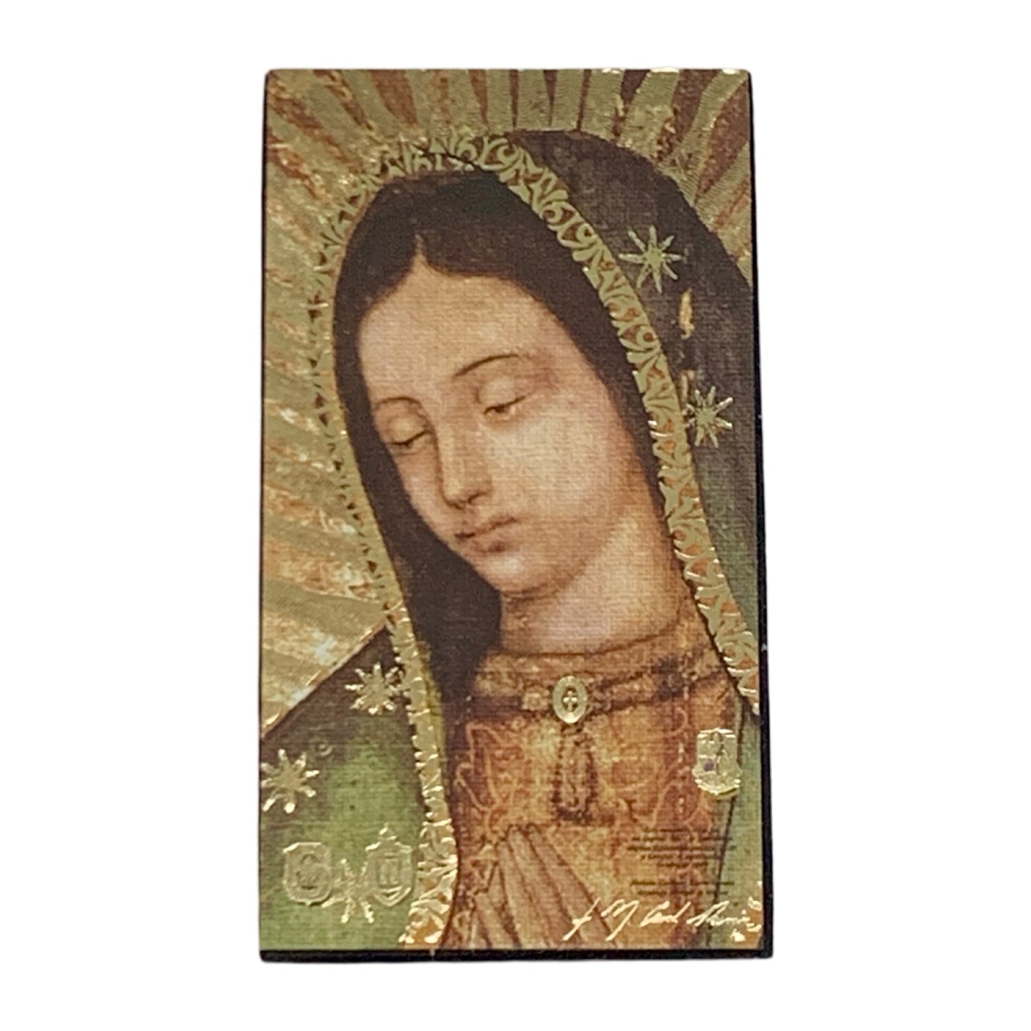 Rectangle Our Lady of Guadalupe Standing Image