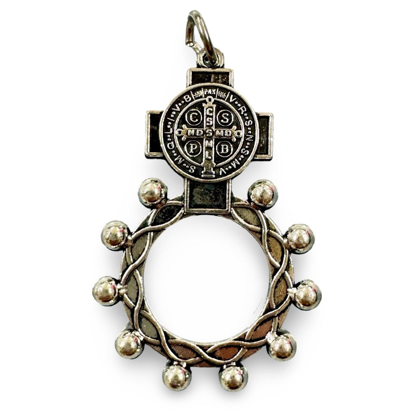 St. Benedict Rosary Ring with Clasp