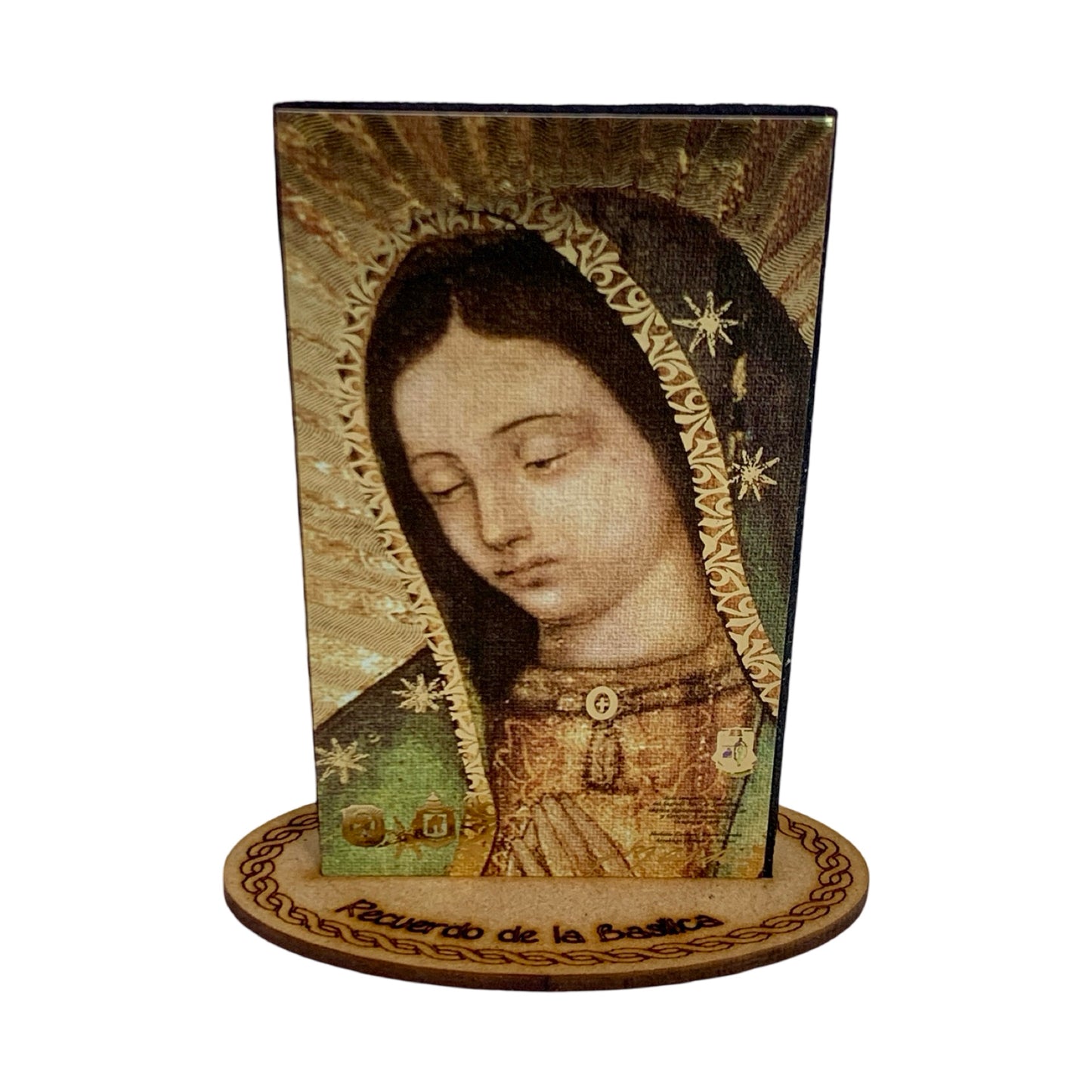 Rectangle Our Lady of Guadalupe Standing Image