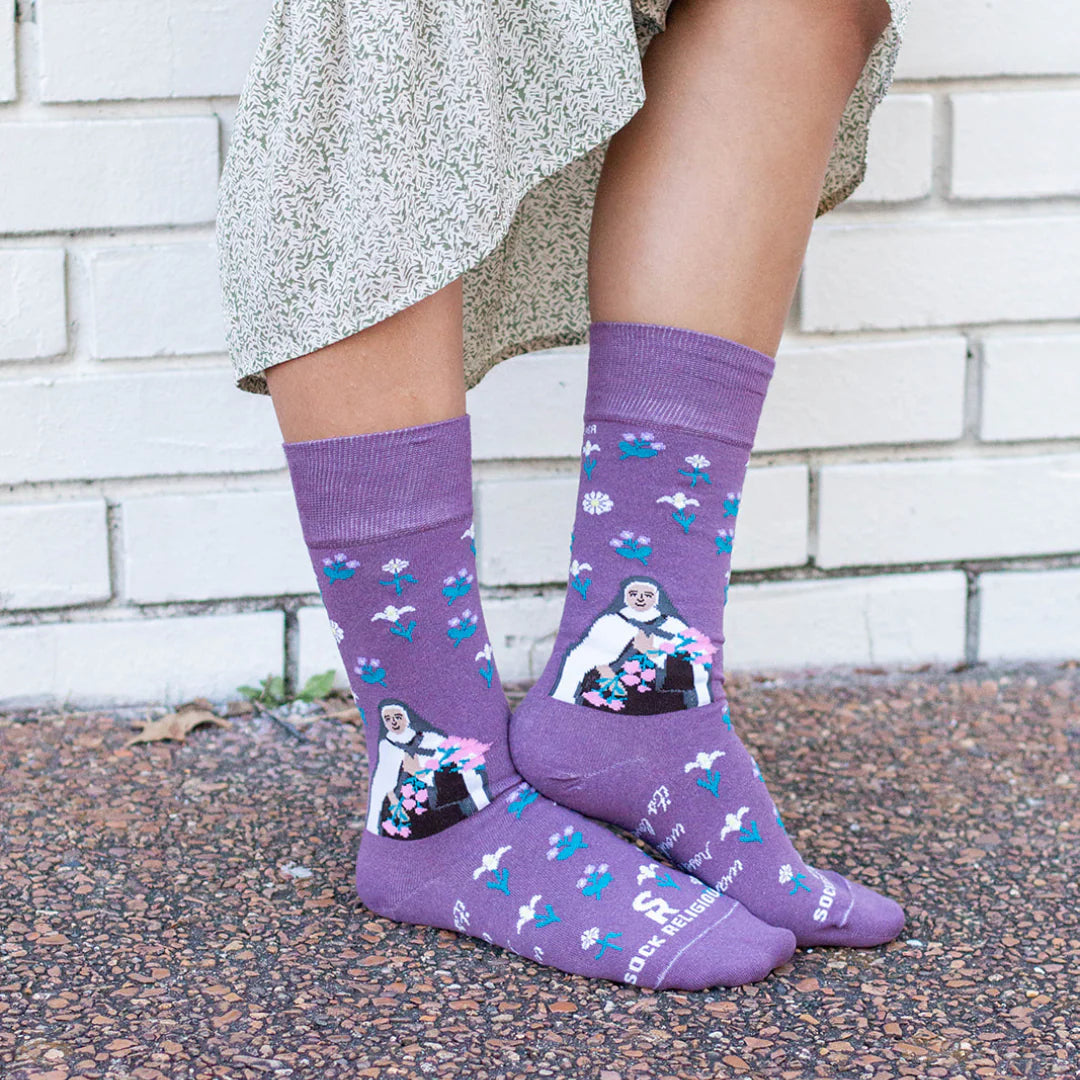 St. Therese Wildflowers Socks