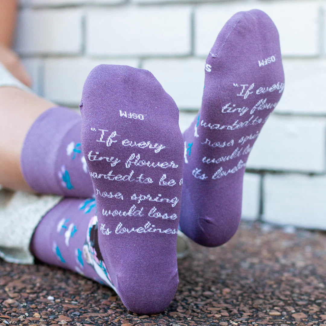 St. Therese Wildflowers Socks