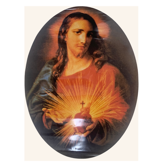 Oval Two Hearts Images