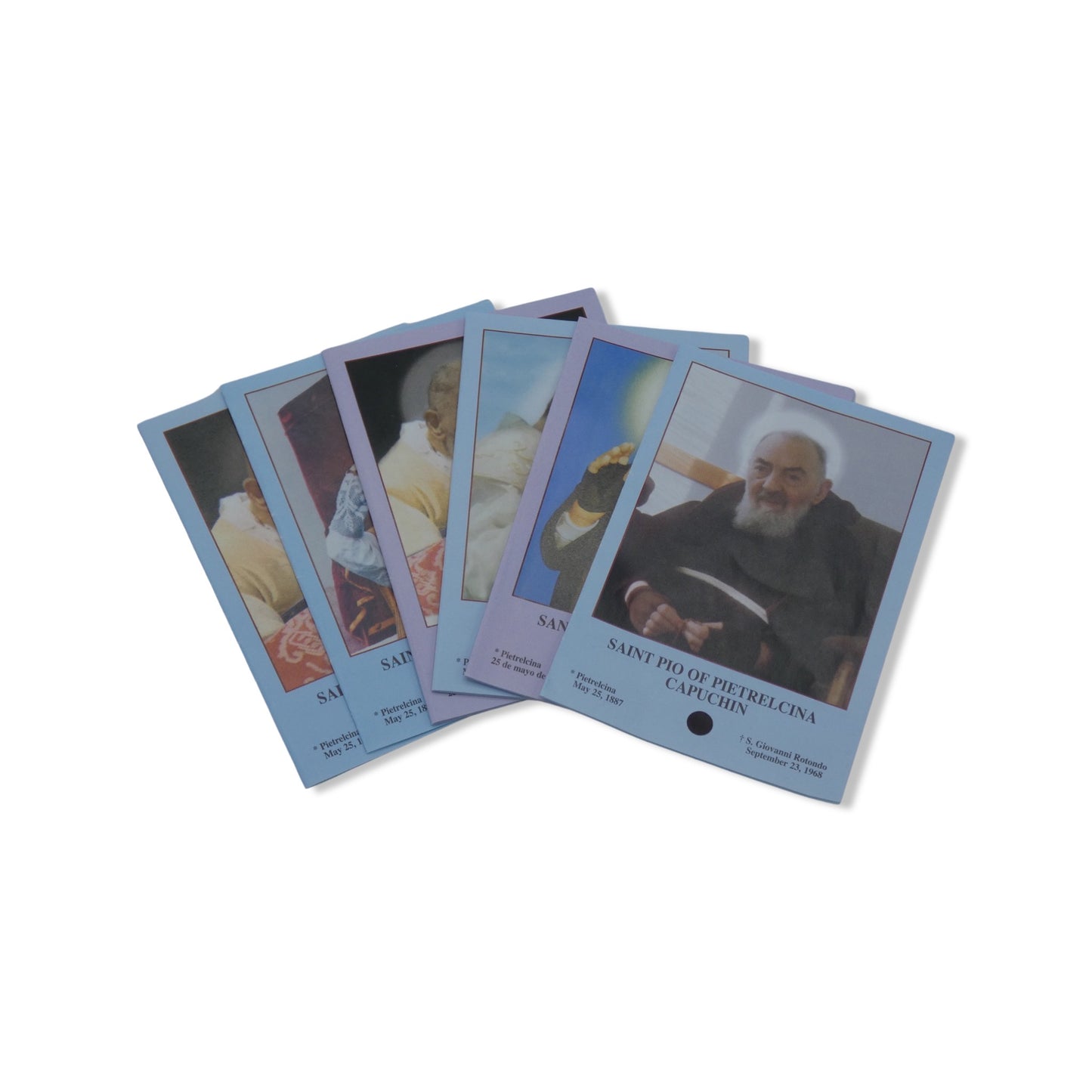 Padre Pio Prayer Card with Relic