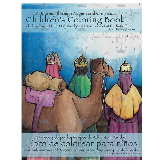 Bilingual "A Journey Though Advent and Christmas" Children's Coloring Book by SCTJM