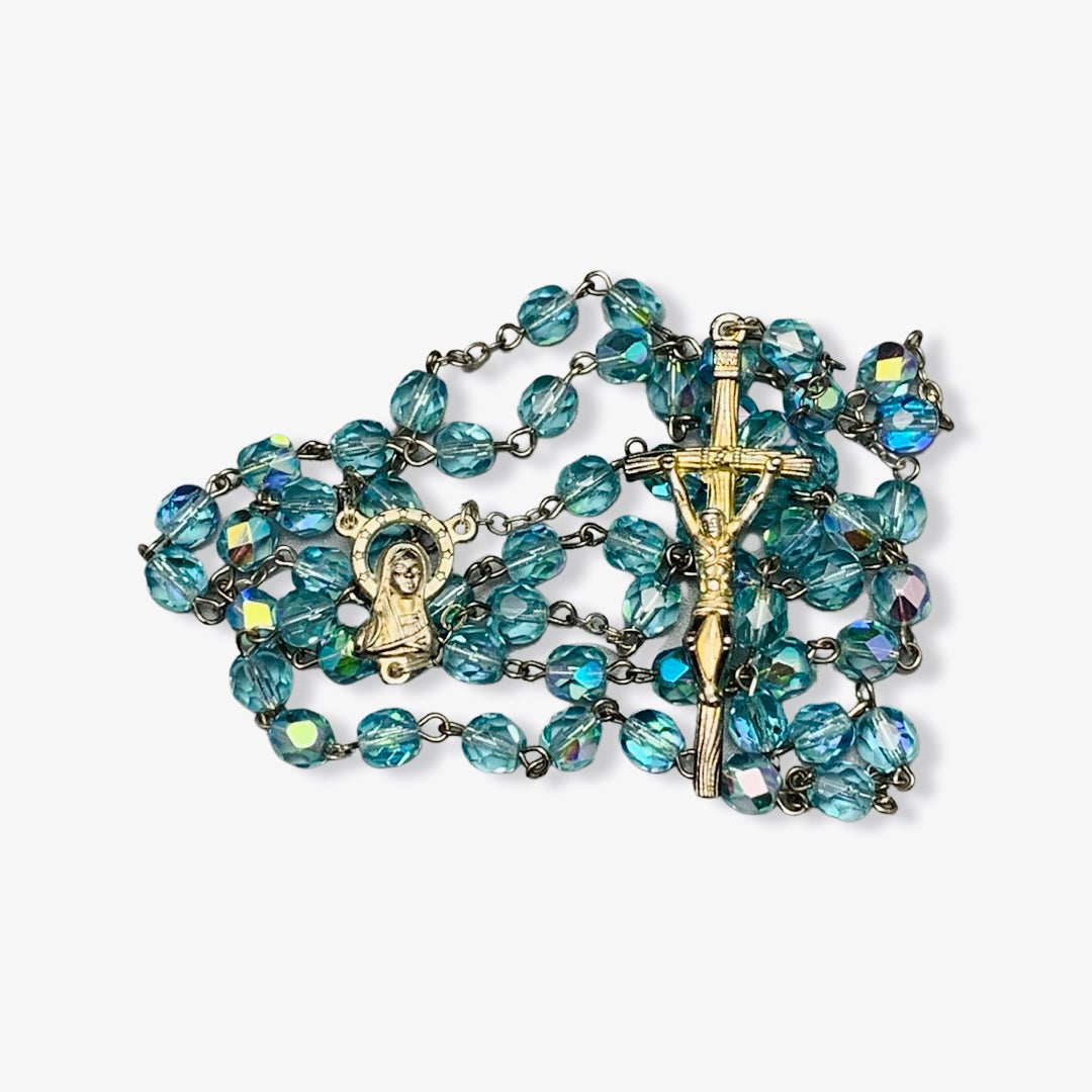 Crystal Rosary of Assorted Colors