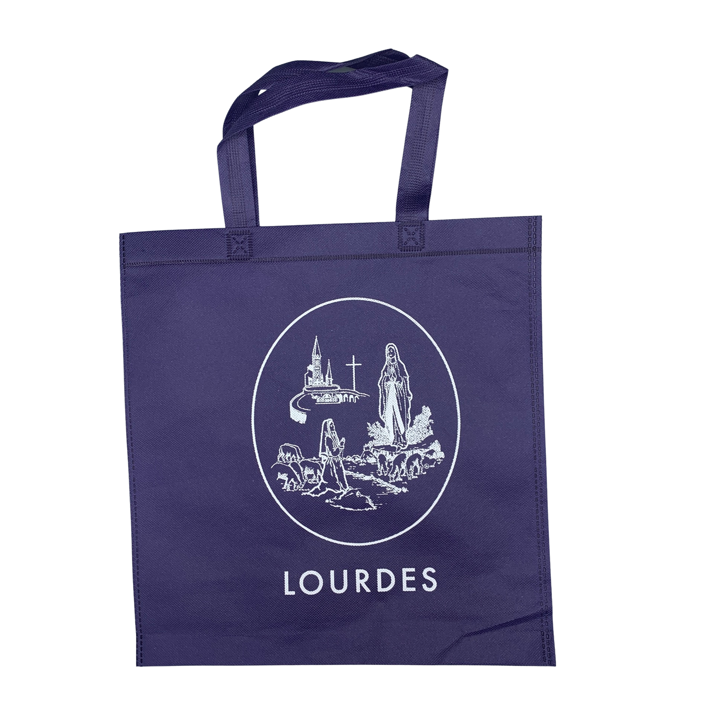Blue Lourdes Tote Bag