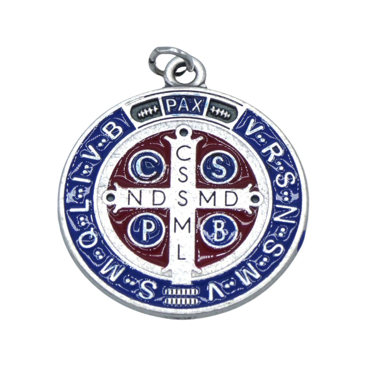 Blue and Red St. Benedict Medal
