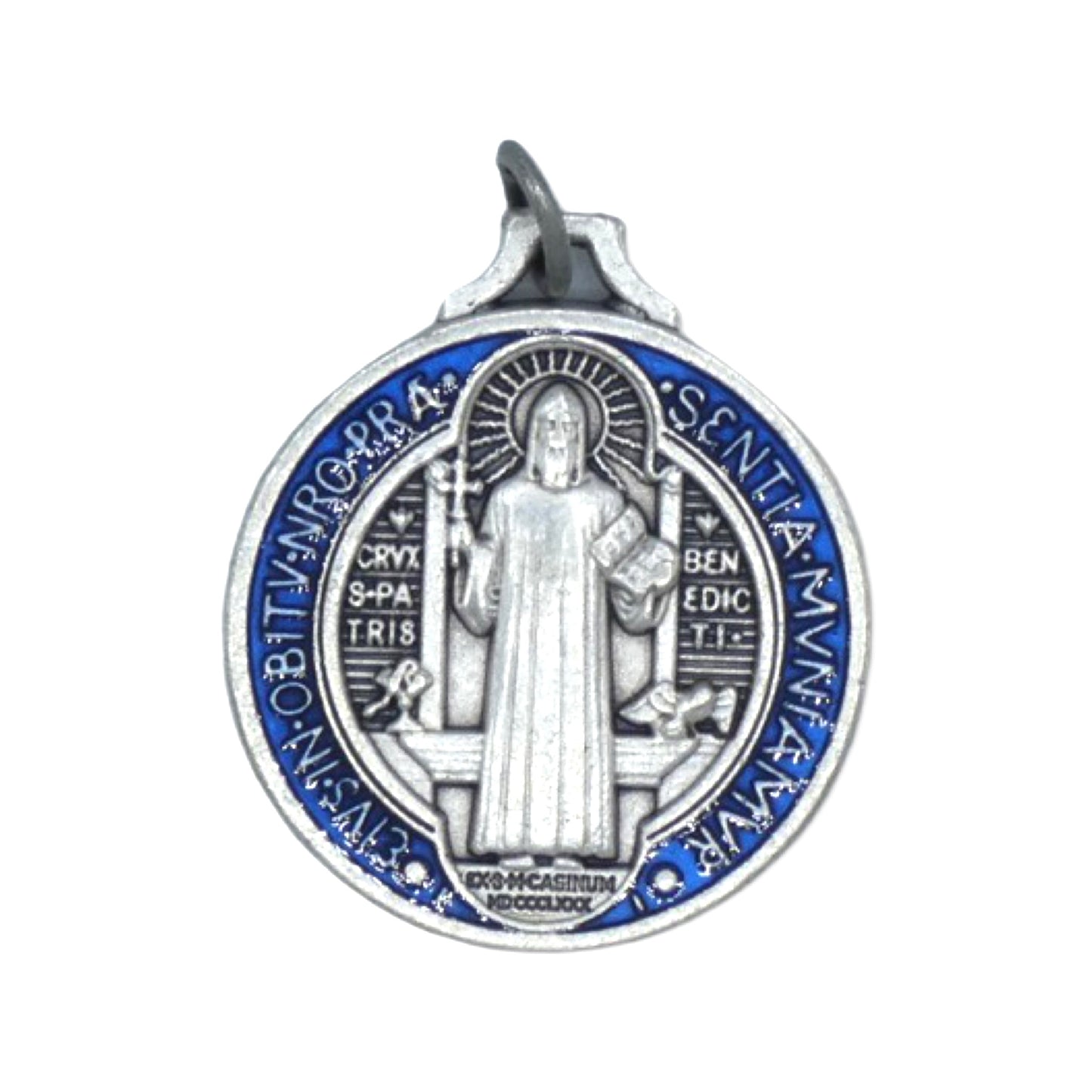 Blue and Red St. Benedict Medal