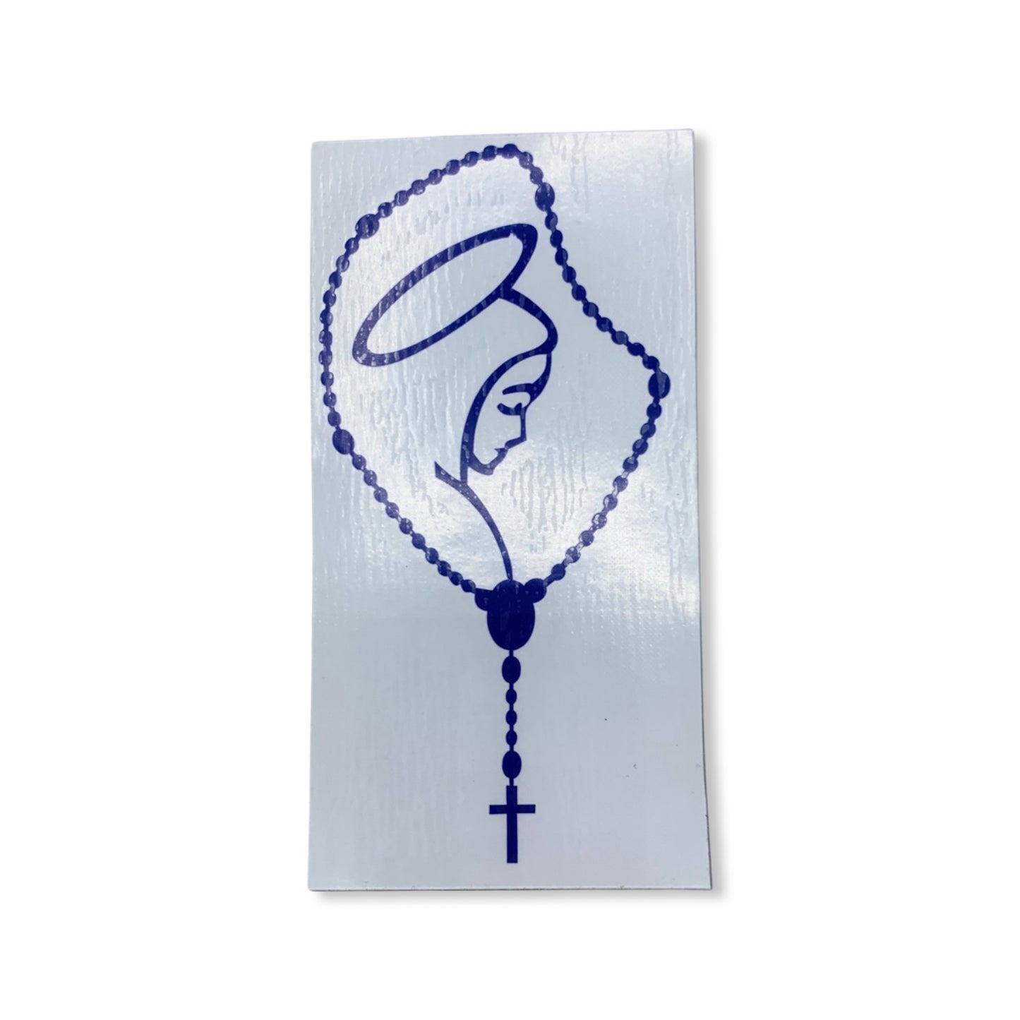 Rosary Car Sticker