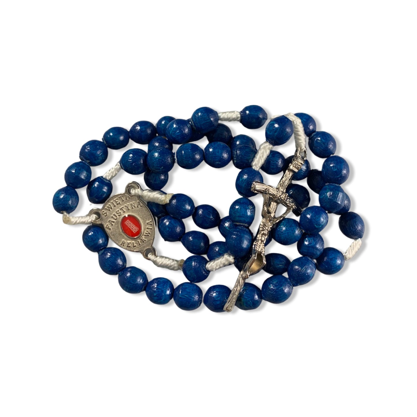 Blue St. Faustina Rosary